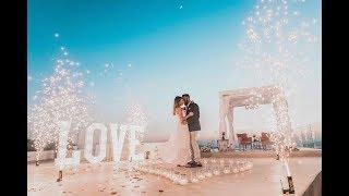 Romantic Marriage Proposal In Santorini | Roodi & Lena