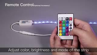 WS003 LED Smart Wi-Fi MiNi RGB LED Controller with 24Keys Remote Controller