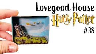 Lovegood House | a Harry Potter Matchbox diorama | Harry potter miniature