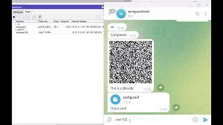 Mikrotik WireGuard +TelegramBot