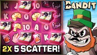 5 SCATTER *RARE* BONUS TWICE IN A ROW ON LE BANDIT!