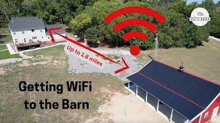 Getting Wifi to an outbuilding or barn - Adalov wireless bridge setup