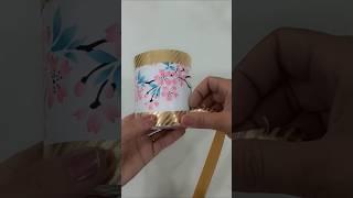 Tape roll DIY | #flowerpot #shorts #diy #art #planter @Manil87 #tape #roll