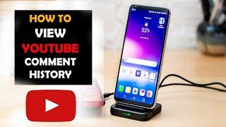 How To View Comment History in Youtube on Android