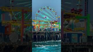 California Two Vibes Santa Monica Pier vs Golden Gate Bridge #shorts