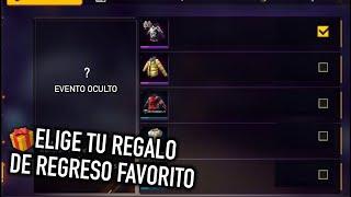 ELIGE TU REGALO FAVORITO de REGRESO en FF LATAM  *evento oculto elige tu skin gratis*