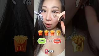 SUPER HARD Me VS AI FRIES  GAME #shorts