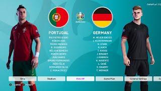 PES 2020 - PORTUGAL vs GERMANY - UEFA EURO 2020 - Gameplay PC - New National Kits 2020/2021