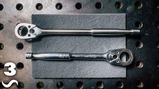 Making a Socket Wrench from Damascus Steel! Part 3