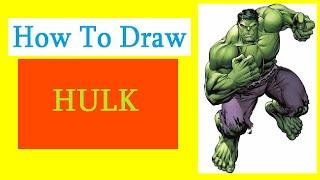 Speed drawing: Hulk / Быстрое рисование. Халк