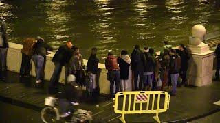 Pisa, il punto più alto della piena dell'Arno nella notte