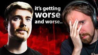 The MrBeast "Team" Is IMPLODING | Asmongold Reacts