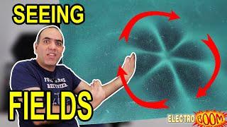 Trying to See Rotating Magnetic Fields