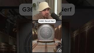 G36C Recoil Changes