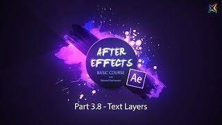 After Effects Basic Course - 3.8 Text Layers