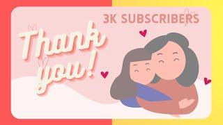 Thank you 3k Subscribers | Momshie Tintin VLOGS #ToGodBeTheGlory
