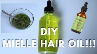 DIY MIELLE ROSEMARY AND MINT HAIR OIL!!!