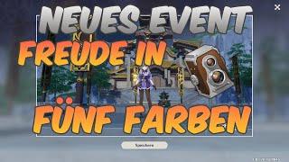 Freunde in fünf Farben neues Event | Erklärungsvideo | Tipps | Genshin Impact Deutsch