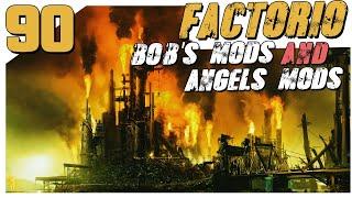 Factorio 0.18 Bob and Angel #90 Утилизация лишних пуферов и запуск производства осколков