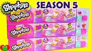 60 Shopkins SEASON 5 MEGA PACK Compilation with Toy Genie