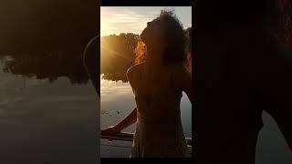 Фотографирую Юлю на рассвете #shorts