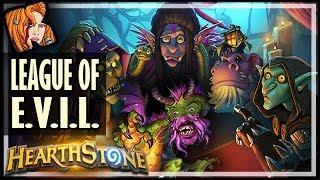 THE LEAGUE OF E.V.I.L. DECK! - Rise of Shadows Hearthstone