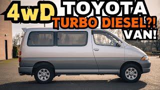 THIS 90s Luxury Toyota Van is 4WD and Turbo DIESEL! | JDM 1997 Toyota Granvia POV Drive and Review