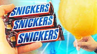 СЛАДКАЯ ВАТА ИЗ SNICKERS, MENTOS, COCA-COLA - ЭКСПЕРИМЕНТ