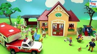 Playmobil Animals Clinic Playset Build and Play Toys For Kids