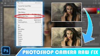 Photoshop Camera Raw Filter Not Found / Not working Fix | Photoshop 2021