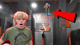 INSANE Trampoline Sky Zone Dunk Contest!