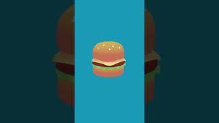 Burger | 3D Blender Animation #Shorts #3d #blender