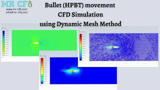 Bullet (HPBT) movement CFD Simulation using Dynamic Mesh Method, ANSYS Fluent Training