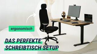 Das perfekte Schreibtisch Setup - 8 Must-Haves für maximale Ergonomie und Fokus!