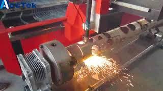 AccTek cnc plasma cutting machine metal with starfire controller