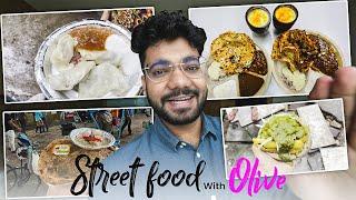 MEETING OLIVE FOR FIRST TIME & TRYING FAMOUS DELHI STREET FOODS!  || HYDRA ALPHA VLOGS!