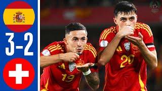 Spain vs Switzerland 3-2 - All Goals & Highlights - Nations League 2024