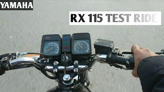 YAMAHA RX 115 first test ride in city️️️️