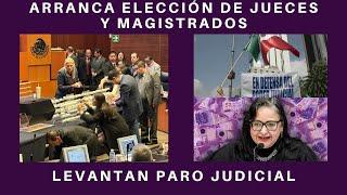 TERMINA PARO DEL PODER JUDICIAL;  SE REALIZA TOMBOLA JUDICIAL; OPOSICIÓN PRONOSTICA EL FINAL.