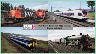 The Worst Routes in Train Sim World 5