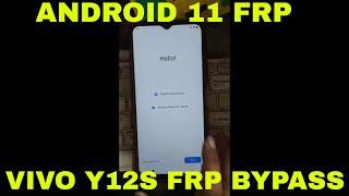 VIVO Y12S FRP BYPASS | VIVO Y12S ANDROID 11 FRP BYPASS | VIVO Y12S NEW TRICK FRP BYPASS