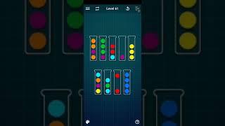 Ball Sort Puzzle  Level 61 || GAMEPLAY ||PLEASE SUBSCRIBE MY CHANNEL 
