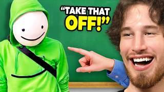 Famous Youtuber Wears MINECRAFT MASK to HIDE FACE