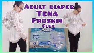 Wearing Adult diaper | Diaper review | Tena Proskin Flex