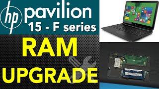 Hp 15 F Series laptop Ram Upgrade | FULL GUIDE