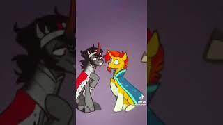 Mlp King Sombra X Sunburst Art #shorts #mylittlepony