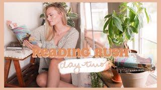 READING RUSH DAY 2 | trying to read 2 books in a day