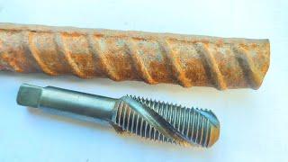 steel hardening technique which is not taught in school. Make a sharp spiral TAP