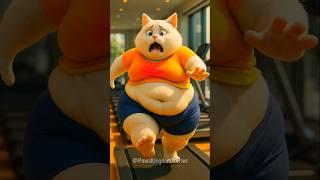 Fat Cat Was Mocked by Everyone — Then She Transformed Into a Dancing Queen  #catstory #aicat #cat