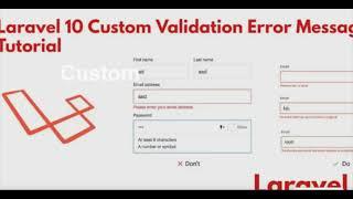 Laravel 10 Validation Custom Error Messages Example